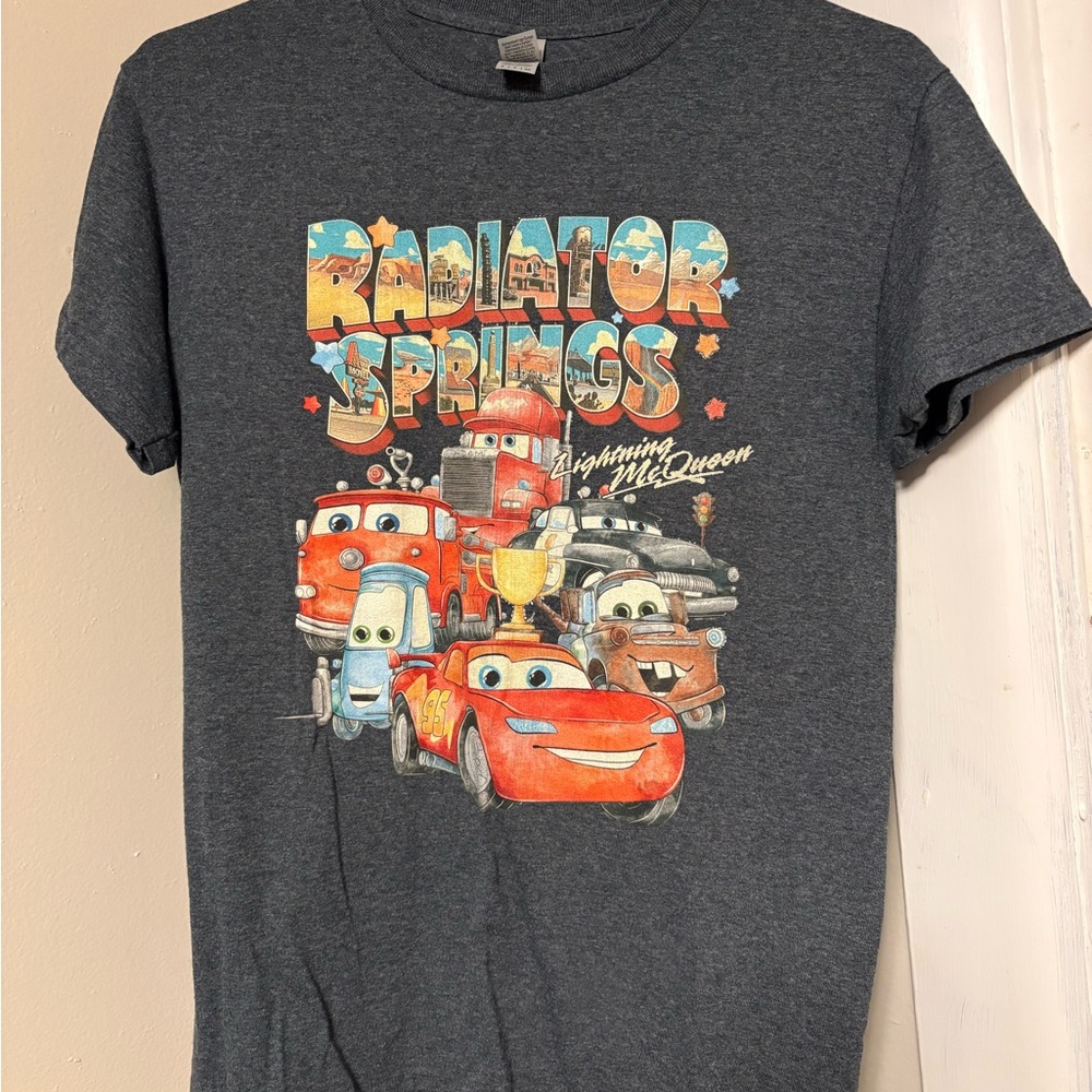 Gildan Radiator Springs T-Shirt - Dark Gray woman’s Small